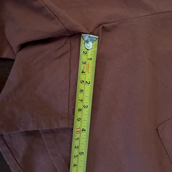 H&M BELTED ROMPER SIZE XS RUST BROWN cotton excellent condition - Picture 7 of 12